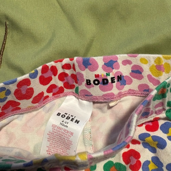 Boden Multicolor Patterned Kids Leggings - Picture 4 of 4